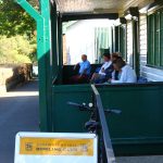 Club finals weekend 2019. Supporters watching from the clubhouse.