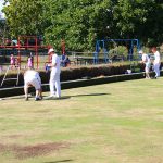 Club finals weekend 2019. Players in action on two rinks.