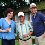 Captain Vs President - post-match tea on the green