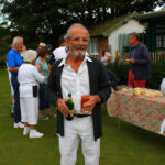 Captain Vs President - post-match tea on the green