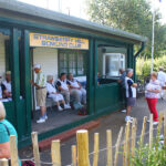 Captain Vs President - post-match tea on the green